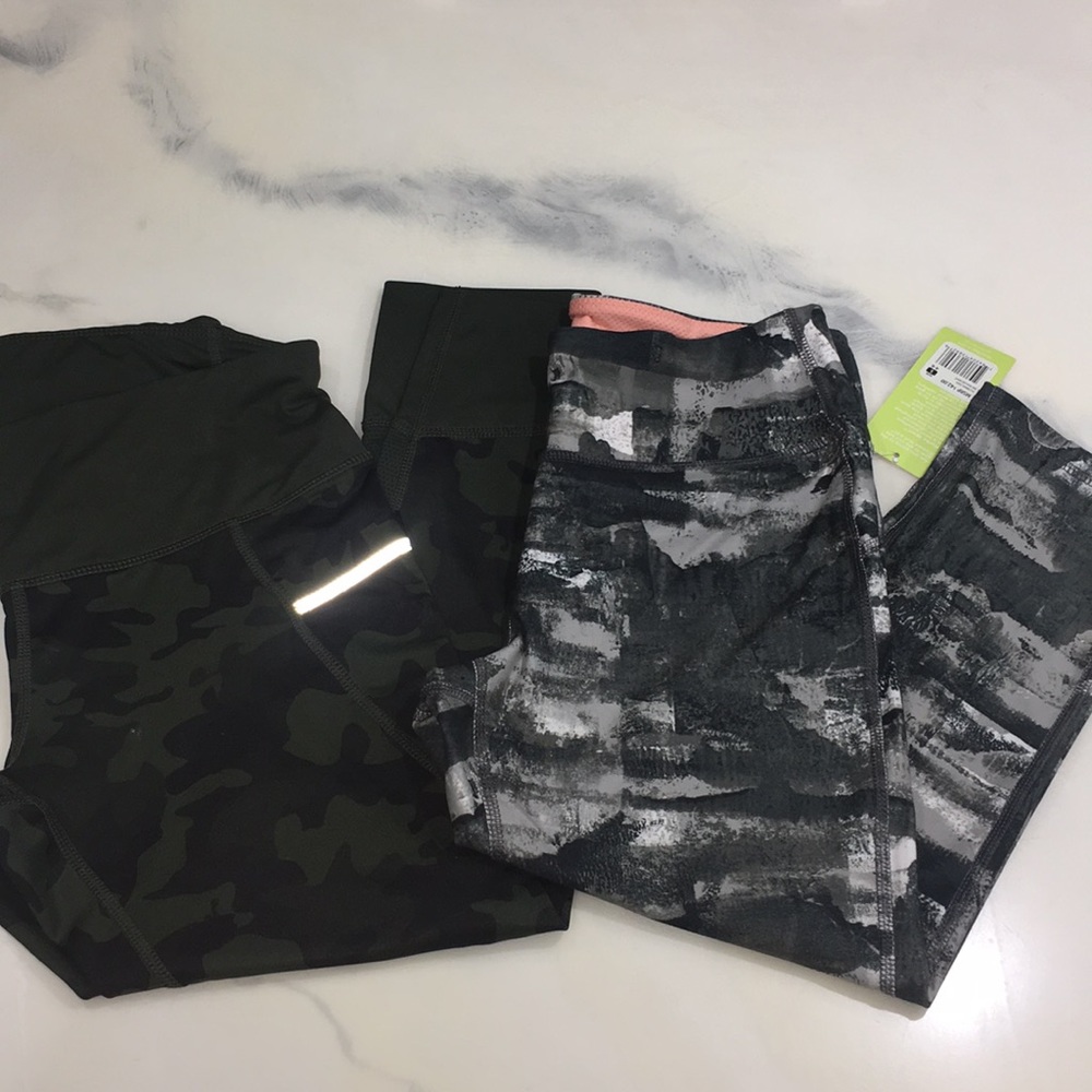 Two crop workout leggings!